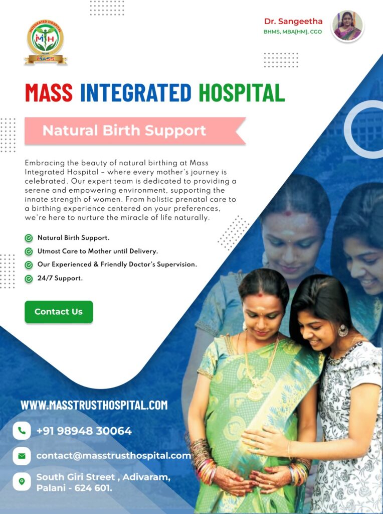 Natural Birth Support - Best Hospital in Palani - Mass Integrated Hospital